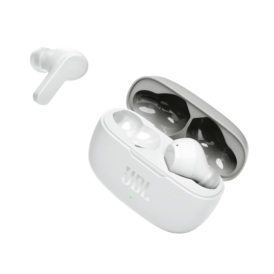 JBL Wave 200TWS - White - True Wireless Earbuds - Detailshot 7